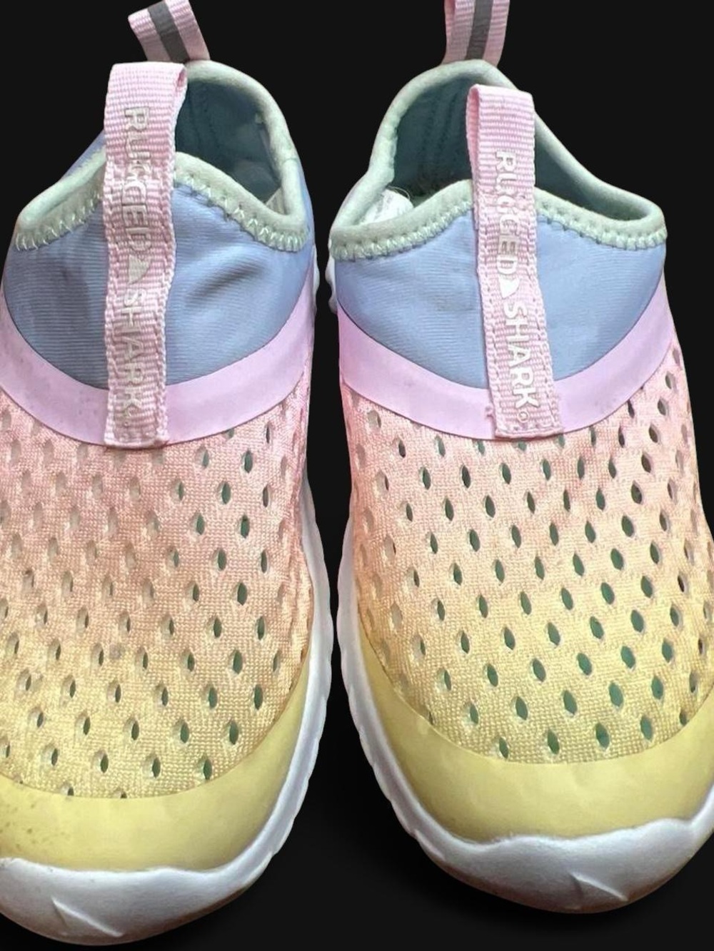 Blue & Pastel Gradient Kids Water Shoes - Slip-On Comfort